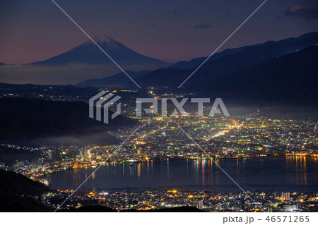 高ボッチ高原＿朝焼け 46571265