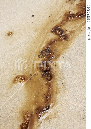 Oil and Sand, Oil Spill on Beach Oil and Sand, Oil Spill on Beach 46572344