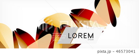 3d card on light backdrop. Abstract triangle pattern. Futuristic geometric background. 46573041