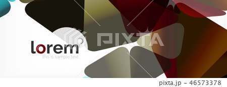 Vector colorful geometric triangle background, crystal banner design Vector colorful geometric triangle background, crystal banner design 46573378