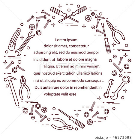 Variety tools for building, construction and home Variety tools for building, construction and home 46573698