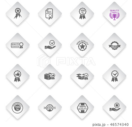 quality icon set quality icon set 46574340