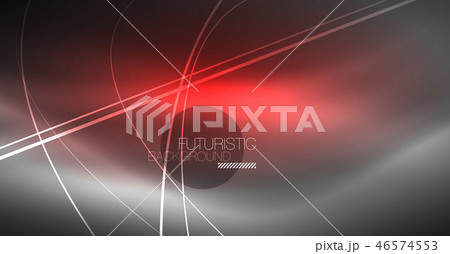Digital technology abstract background - neon geometric design. Abstract glowing lines. Colorful Digital technology abstract background - neon geometric design. Abstract glowing lines. Colorful 46574553