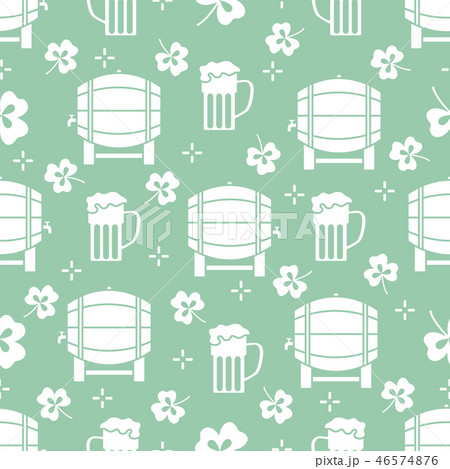 Seamless pattern St. Patrick's Day. Pab. Ireland 46574876