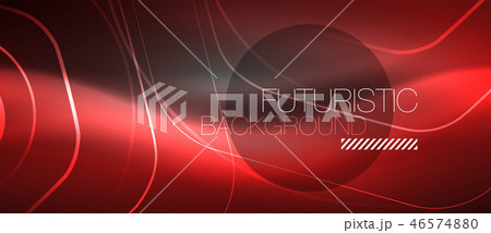 Black and glowing color lines neon design, magin techno template background Black and glowing color lines neon design, magin techno template background 46574880
