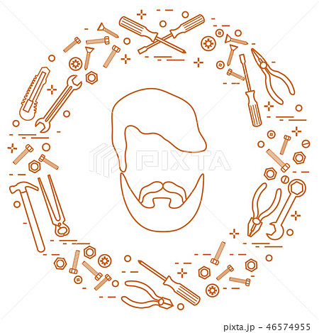 Male and different tools for building, Male and different tools for building, 46574955