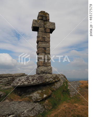 View from Brat Tor and Widgery Cross, Dartmoor 46577579