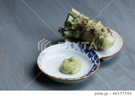 わさびとわさびの茎 わさびとわさびの茎 46577744