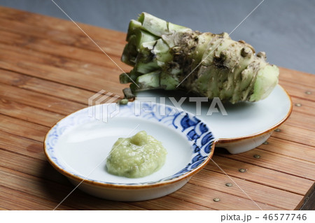 わさびとわさびの茎 46577746