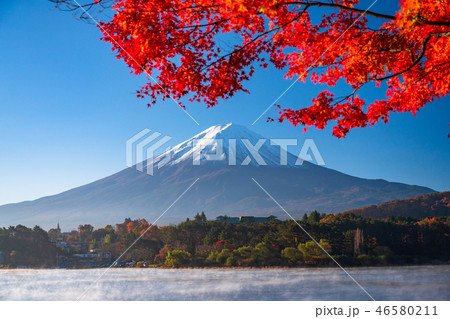 《絶景》日本の秋・富士山と紅葉 《絶景》日本の秋・富士山と紅葉 46580211