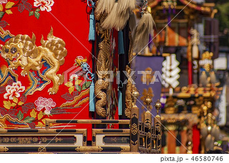高山祭屋台曳き揃え 高山祭屋台曳き揃え 46580746