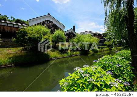 酒蔵と十石舟 46581667