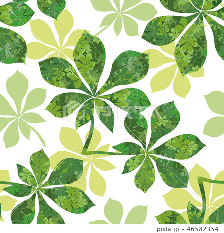 Seamless Pattern, Leaves 46582354
