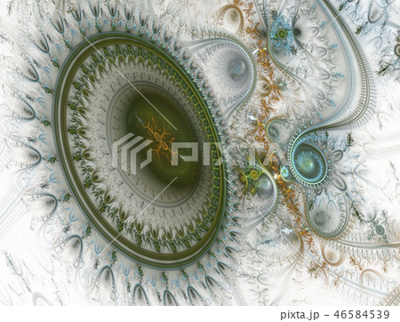 Time travel machine. Surreal steampunk technology 46584539