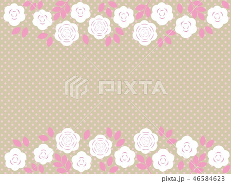 薔薇 ドットのイラスト素材