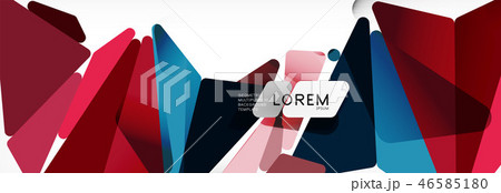 Science background. Abstract triangle pattern. Vector abstract geometric template 46585180