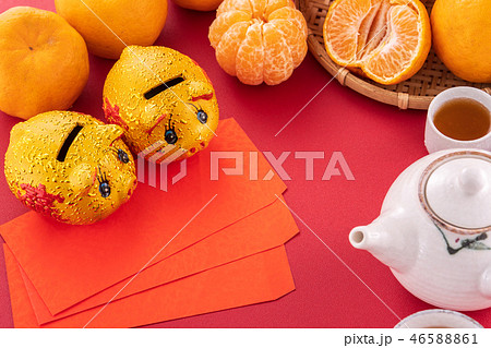 オレンジ色 オレンジ 橙 46588861