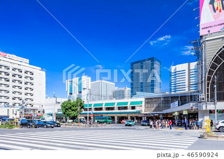 東京 品川駅 高輪口 駅前風景 東京 品川駅 高輪口 駅前風景 46590924