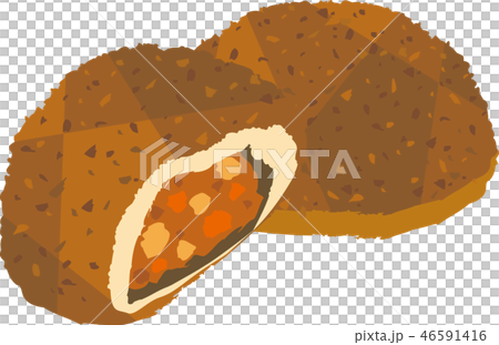 カレーパンが二つ 46591416