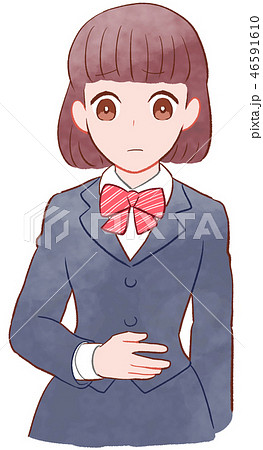 女性 腹痛のイラスト素材 女性 腹痛のイラスト素材