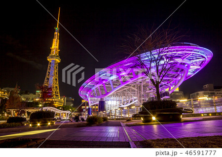 愛知県 名古屋市 オアシス21夜景 愛知県 名古屋市 オアシス21夜景 46591777