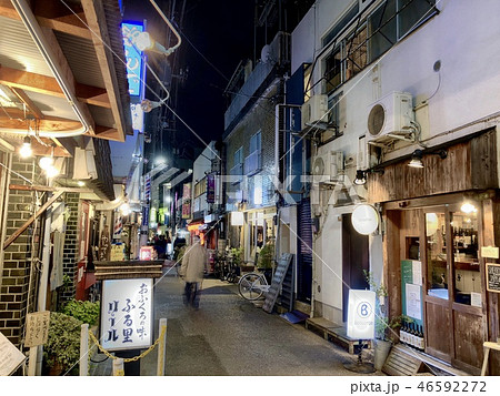 北千住 飲み屋横丁の写真素材