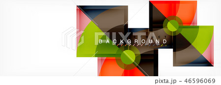 Modern geometric abstract background 46596069