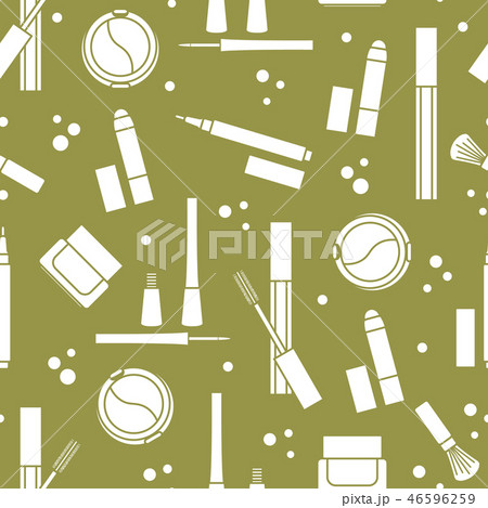 Seamless pattern of decorative cosmetics 46596259