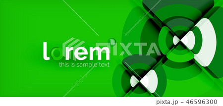 Circles and triangles design abstract background 46596300