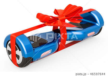 Self-balancing scooter with bow and ribbon 46597644