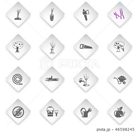 gardening icon set gardening icon set 46598245
