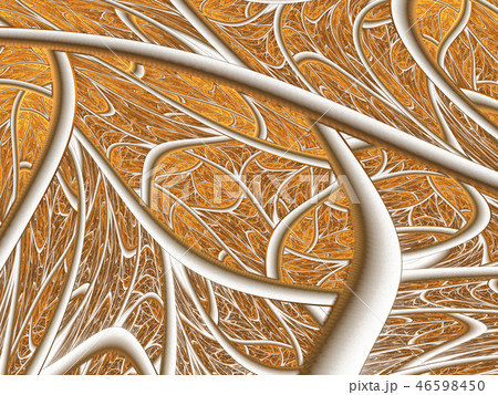 Structure of a leaf. Texture fractal design 46598450