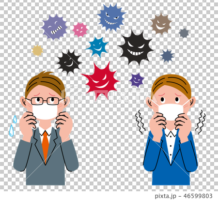 Businessman mask virus Businessman mask virus 46599803