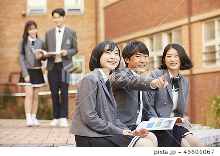 指す 指さす 高校生 46601067