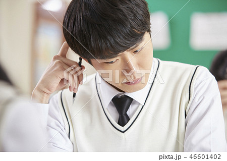 心配 高校生 勉強 46601402