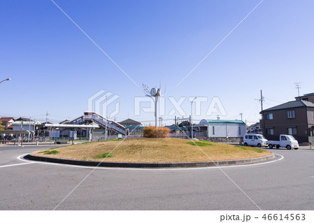 名鉄　間内駅 西口 46614563