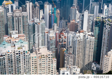 香港 ビクトリアピーク遊歩道（盧吉道観景台）からの景色 46616710