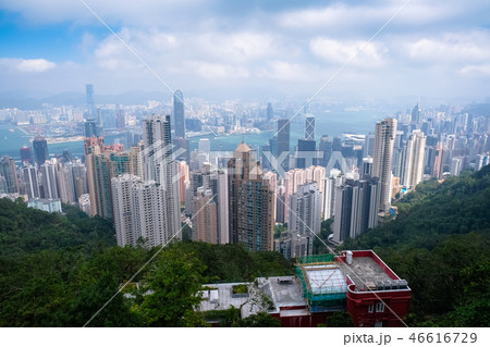 香港 太平山獅子亭からの景色 香港 太平山獅子亭からの景色 46616729
