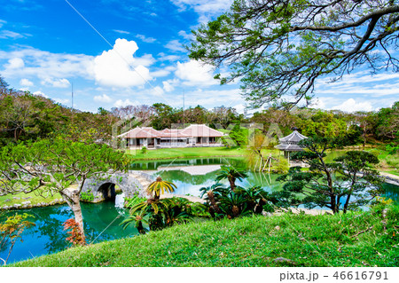 沖縄県那覇市 識名園 心字池 46616791