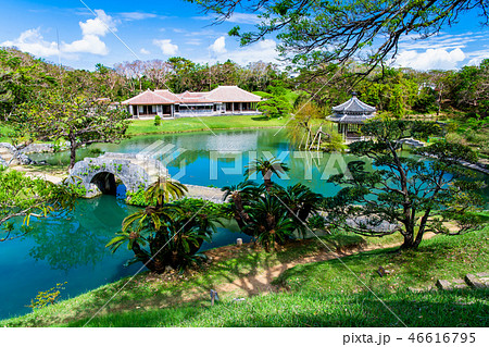 沖縄県那覇市 識名園 心字池 沖縄県那覇市 識名園 心字池 46616795