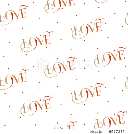 Abstract seamless heart pattern 46617835