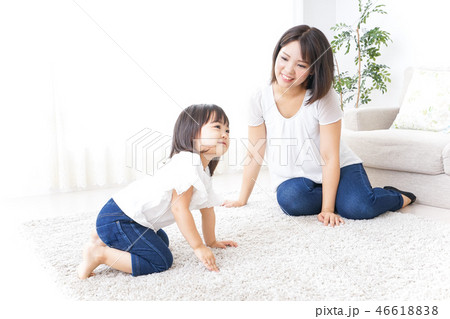 お母さんとこども お母さんとこども 46618838