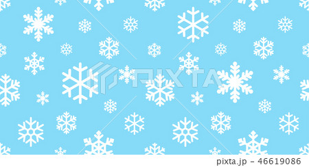 Snowflake seamless pattern vector Christmas snow Snowflake seamless pattern vector Christmas snow 46619086