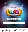 Happy New Year 2019 celebration concept 46620518