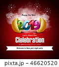 Happy New Year 2019 celebration concept 46620520