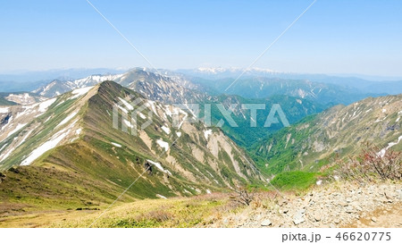 春の谷川岳登山 (トマノ耳よりオジカ沢の頭・万太郎山・苗場山を望む) 春の谷川岳登山 (トマノ耳よりオジカ沢の頭・万太郎山・苗場山を望む) 46620775