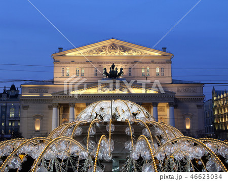 Bolshoi Theatre at night, Moscow, Russia 46623034