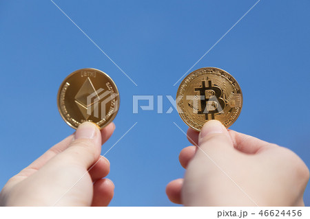 ビットコインとイーサリアム 46624456