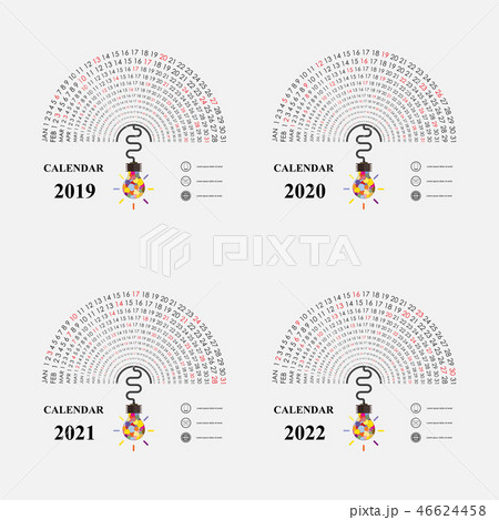 Calendar 2019, 2020, 2021 and 2022 Calendar 46624458