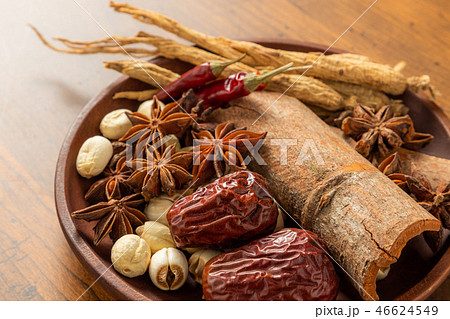 漢方　薬膳材料　 Materials of the Chinese medicine 46624549